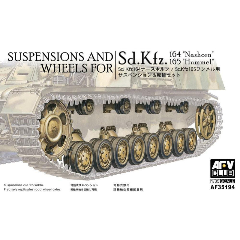 AFV Club AF35194 1/35 Suspensions And Wheels For Sd.Kfz.164 - Hobby City NZ (8964700176621)