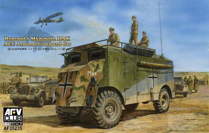 AFV Club 35235 1/35 AEC Armoured Command Vehicle (GermanNorth Africa)