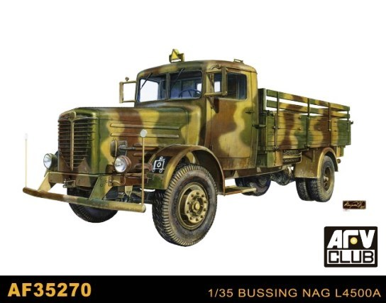 AFV Club AF35270 1/35 German Military 4X4 Truck Bussing Nag L4500A - Hobby City NZ (8964701225197)