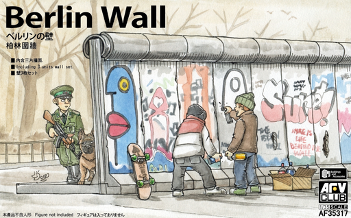 AFV Club AF35317 1/35 Berlin Wall (3 Units Wall Set) - Hobby City NZ (8964702241005)