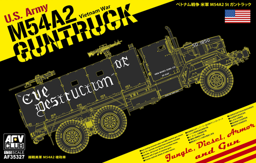 AFV Club AF35327 1/35 M54A2 5-ton Gun truck - Hobby City NZ (8964702699757)