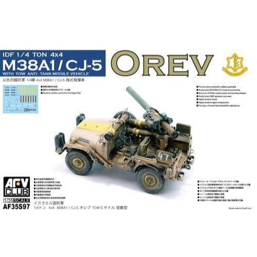 AFV Club 35S97 1/35 IDF 1/4 TON 4x4 M38A1/CJ05 Anti Tank Missile Vehicle