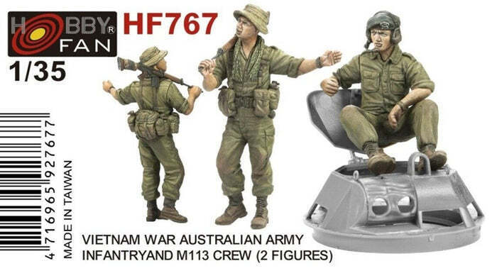 AFV Club HF767 1/35 Australian Infantry & M113 crew Vietnam War Era-2 figures