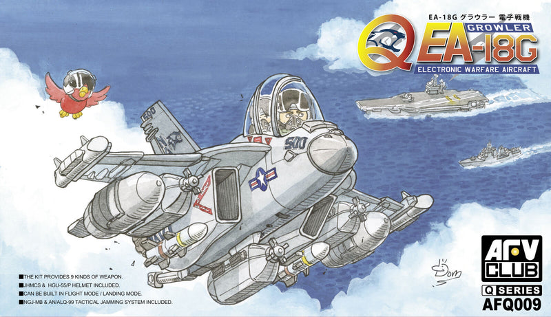 AFV Club Q009 Q EA-18G Growler Electronic Warfare Aircraft