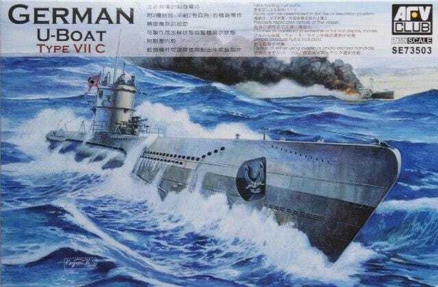 AFV Club SE73503 1/350 German U-Boat Type VII C