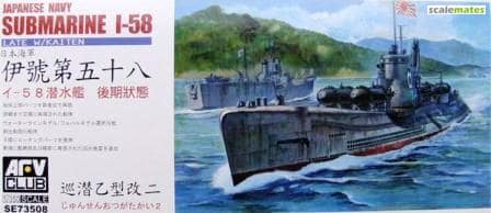 AFV Club SE73508 1/350 Japanese Navy Submarine I-58 Late - Hobby City NZ (8964706533613)
