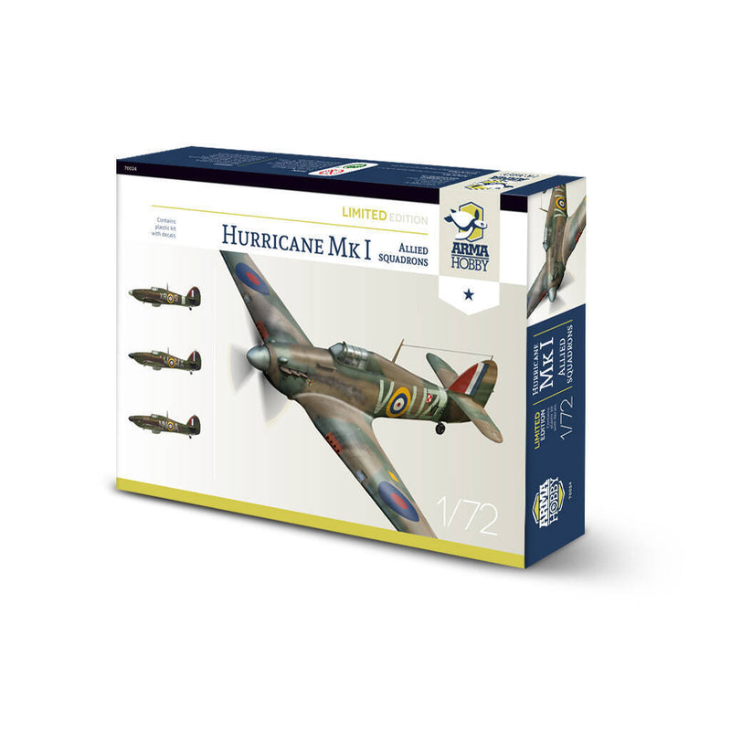 Arma Hobby AH70024 1/72 Hurricane Mk I Allied Squadrons Limited Edition