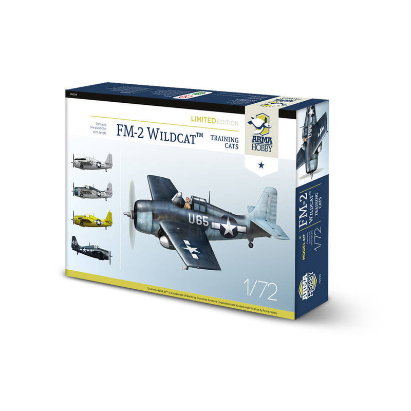 Arma Hobby AH70034 1/72 FM-2 Wildcat Training Cats Limited Edition