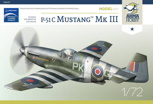 Arma Hobby 70039 1/72 P-51C Mustang Mk III - Hobby City NZ (8964707877101)
