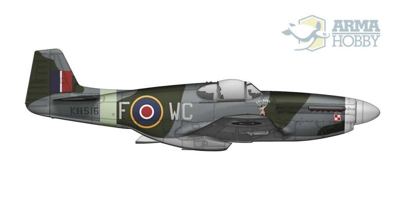 Arma Hobby AH70067 1/72 Mustang P-51 B/C