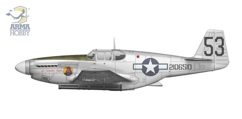 Arma Hobby AH70075 1/72 P-51B Mustang CBI