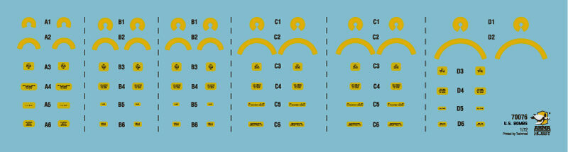 Arma Hobby AH70076 1/72 US Bombs WW2