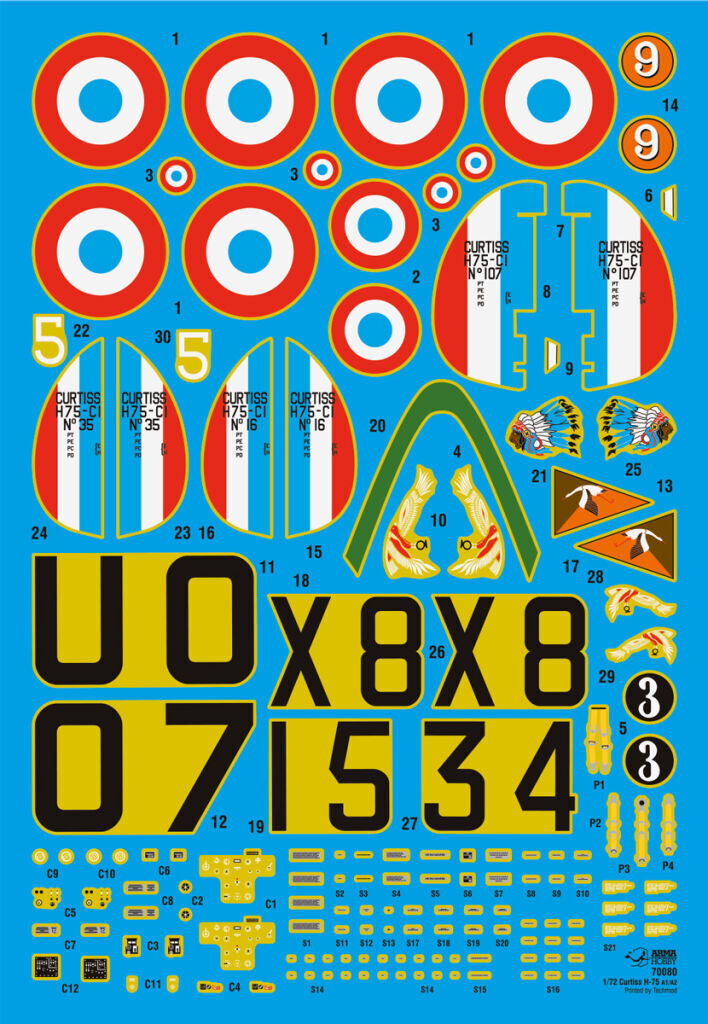 Arma Hobby AH70080 1/72 Curtiss H-75 A1/A2