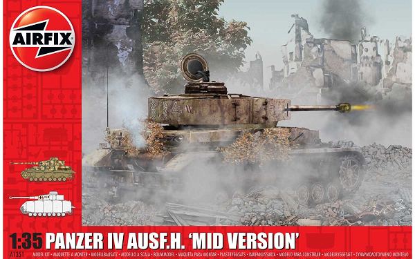 Airfix 01351 1/35 Panzer IV Ausf. H 'Mid Version' - Hobby City NZ (4265027338289)