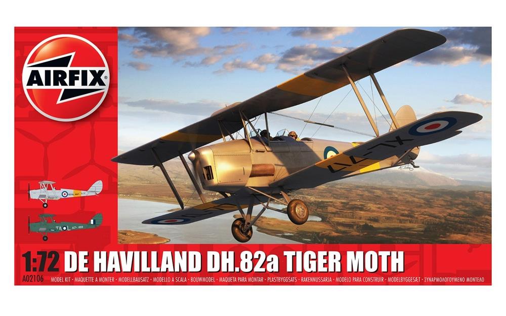 Airfix 02106 1/72 De Havilland DH.82a Tiger Moth (8339836109037)