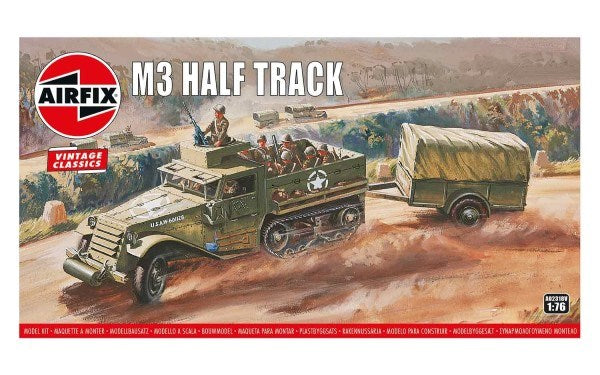 Airfix 02318V 1/76 Vintage Classics: M3 Half-Track (8339838271725)