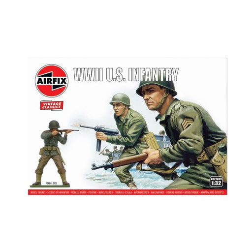 Airfix 02703V 1/32 Vintage Classics: WWII U.S. Infantry (7742912266477)
