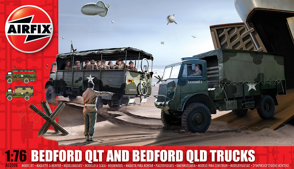 Airfix 03306 1/76 Bedford QLT & QLD Trucks - Hobby City NZ (4265031270449)