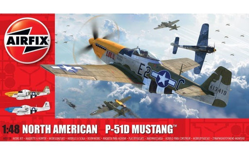 Airfix 05138 1/48 North American P51-D Mustang (Filletless Tails) (8339839156461)