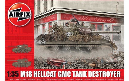Airfix A1371 1/35 M18 Hellcat GMC Tank Destroyer (8255531712749)