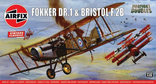Airfix 2141V 1/72 Fokker Dr.1 and Bristol F.2B (8274588041453)