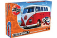 Airfix J6017 QUICK BUILD: Volkswagen Camper Van (Red) (4361732587569)