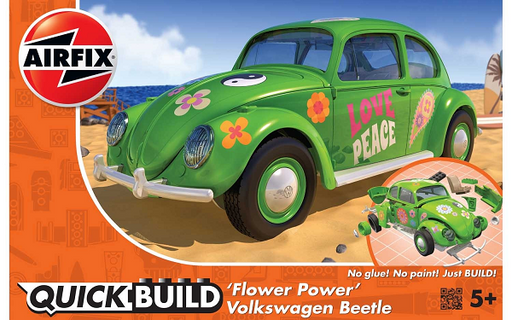 Airfix J6031 QUICK BUILD: 'Flower Power' Volkswagen Beetle (4265033564209)
