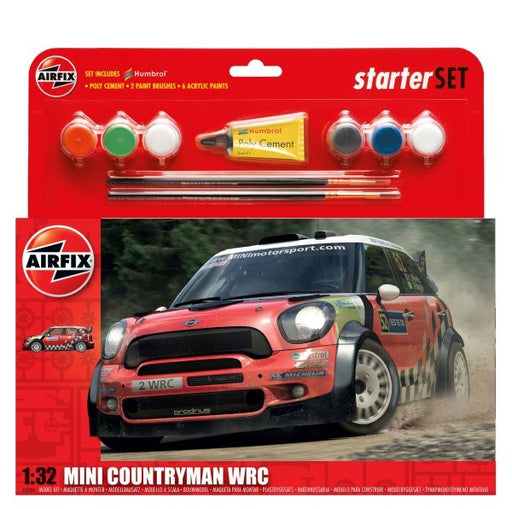 Airfix 55304 1/32 Starter Set: MINI Countryman WRC (8144086302957)