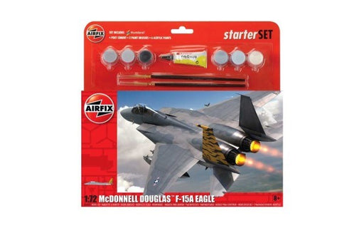 Airfix 55311 1/72 Starter Set: McDonnell Douglas F-15A Eagle (8144086565101)
