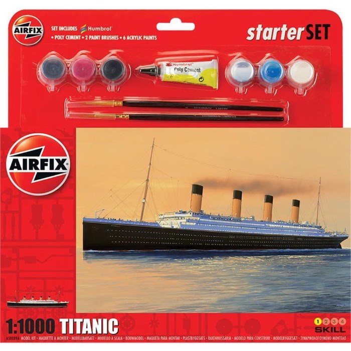 Airfix 55314S Starter Set  RMS Titanic (8718368276717)