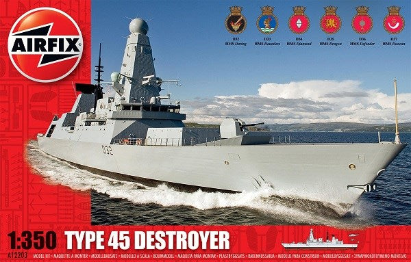 Airfix 12203 1/350 Type 45 Destroyer - Hobby City NZ (4792858804273)