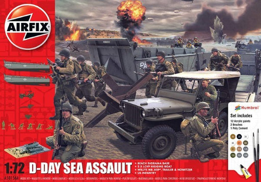 Airfix 50156A 1/72 Gift Set: D-Day Sea Assault (8941122355437)