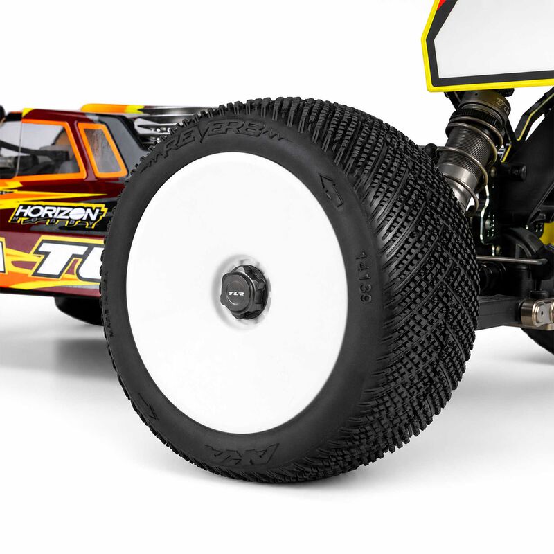 AKA Reverb Super Soft Long Wear 4.0in Off-Road Truck/Truggy Tyres Mounted 17mm White (2) - AKA14139QRW