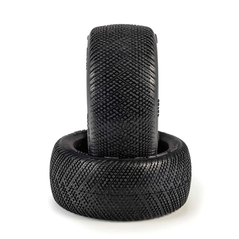 AKA Reverb Super Soft Long Wear 4.0in Off-Road Truck/Truggy Tyres Mounted 17mm White (2) - AKA14139QRW
