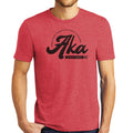 AKA Retro Tri-Blend Red T-Shirt XL