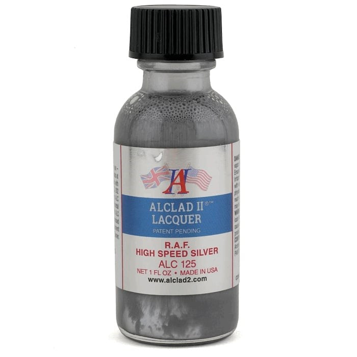 Alclad ALC125 LACQUERS RAF HIGH SPEED SILVER 1OZ