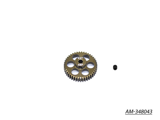 Arrowmax AM-348043 Pinion Gear 48P 43T (7075 Hard) - Hobby City NZ (8347070759149)