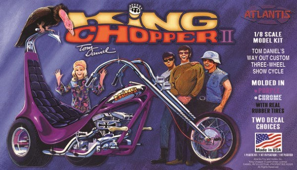 AMCM224 Atlantis Models 1/8 Tom Daniel King Chopper II Trike kit (8941173539053)