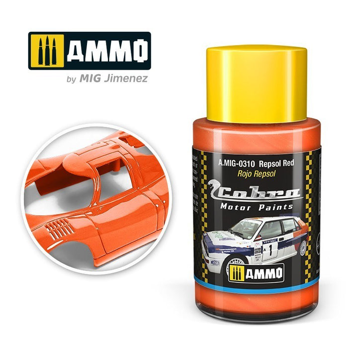 AMMO by Mig Jimenez A.MIG-0310 Cobra Motor Repsol Red Acrylic Paint (8469601747181)