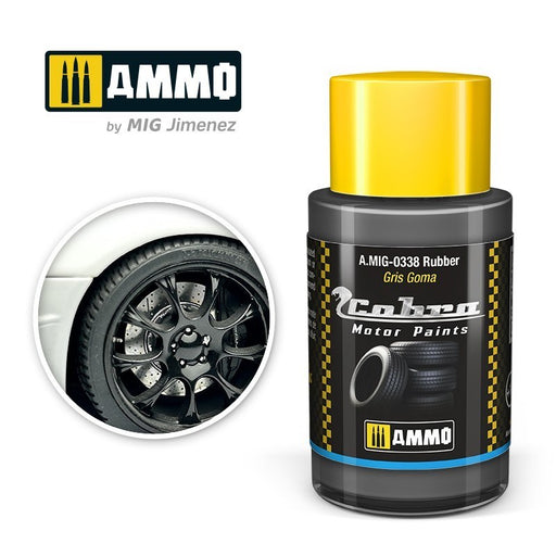 AMMO by Mig Jimenez A.MIG-0338 Cobra Motor Rubber Acrylic Paint (8469603451117)