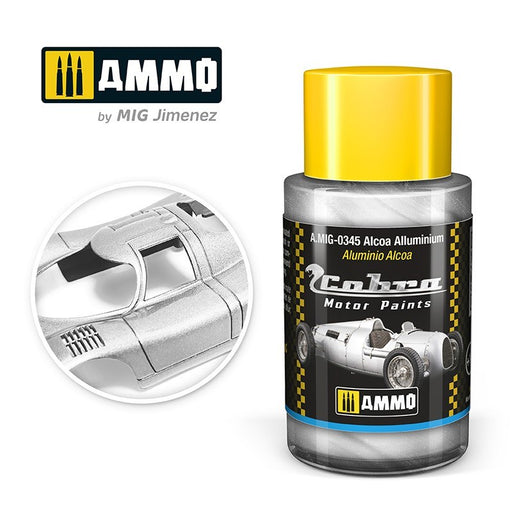 AMMO by Mig Jimenez A.MIG-0345 Cobra Motor Alcoa Alluminium Acrylic Paint (8469603844333)