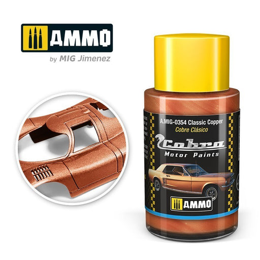 AMMO by Mig Jimenez A.MIG-0354 Cobra Motor Classic Copper Acrylic Paint (8469604434157)