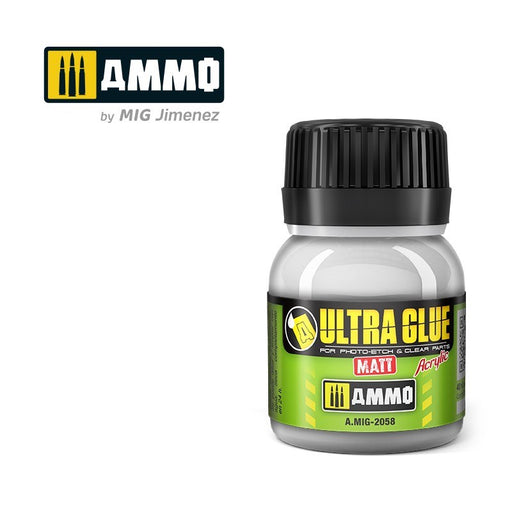 AMMO by Mig Jimenez A.MIG-2058 Ultra Glue Matt for Etch Clear Parts & More (Acrylic Waterbase Glue) (8469605220589)