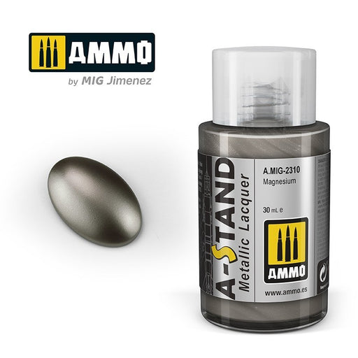 AMMO by Mig Jimenez A.MIG-2310 A-Stand Magnesium Lacquer Paint (8469606465773)