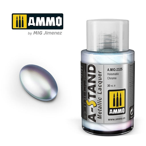 AMMO by Mig Jimenez A.MIG-2325 A-Stand Holomatic Chrome Lacquer Paint (8469607416045)