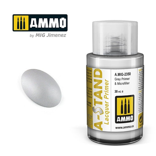 AMMO by Mig Jimenez A.MIG-2350 A-Stand Grey Primer & Microfiller Lacquer Paint (8469607448813)