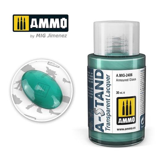 AMMO by Mig Jimenez A.MIG-2406 A-Stand  Armoured Glass Lacquer Paint (8469608300781)
