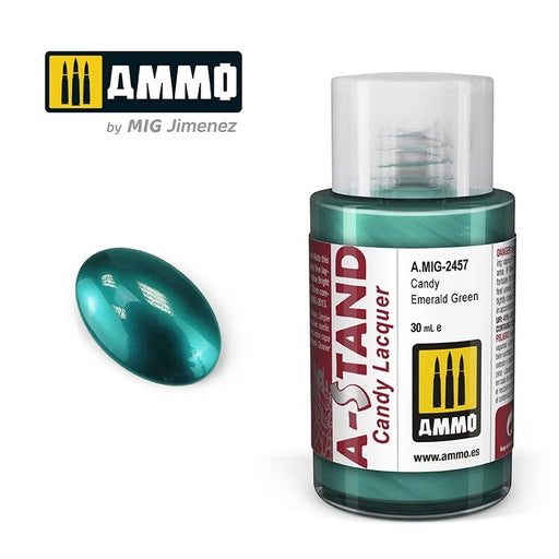 AMMO by Mig Jimenez A.MIG-2457 A-Stand Candy Emerald Green Lacquer Paint (8469609119981)