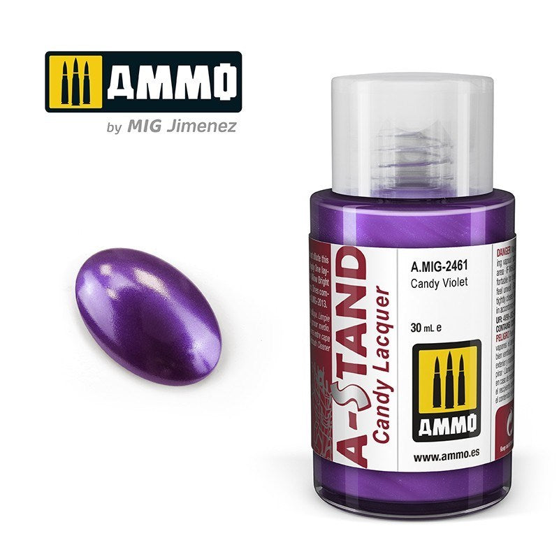 AMMO by Mig Jimenez A.MIG-2461 A-Stand Candy Violet Lacquer Paint