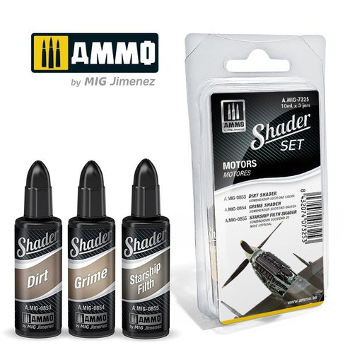 AMMO by Mig Jimenez A.MIG-7325 Shader Set Motors (8470978920685)